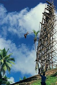 World & Travel: Land diving ritual, Pentecost Island, Vanuatu