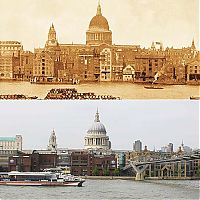World & Travel: History: London then and now, 1897-2012, England, United Kingdom