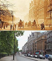 Trek.Today search results: History: London then and now, 1897-2012, England, United Kingdom