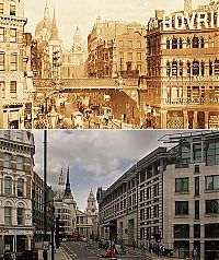 World & Travel: History: London then and now, 1897-2012, England, United Kingdom