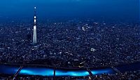 Trek.Today search results: River of light with electronic LED fireflies, Sumida river, Tokyo