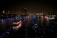 Trek.Today search results: River of light with electronic LED fireflies, Sumida river, Tokyo