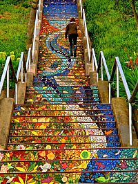 Trek.Today search results: 16th Avenue Tiled Steps, San Francisco, California, United States