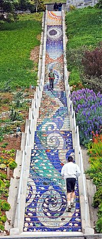 Trek.Today search results: 16th Avenue Tiled Steps, San Francisco, California, United States