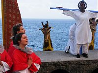 World & Travel: The Minack Theatre, Land's End, Cornwall, England, United Kingdom