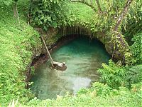 World & Travel: To Sua Ocean Trench, Lotofaga village, Upolu island, Samoa