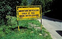 Trek.Today search results: Leh–Manali Highway road signs, Jammu - Kashmir - Himachal Pradesh states, India