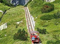 World & Travel: Gelmerbahn funicular railway, Handeck, Bern, Switzerland