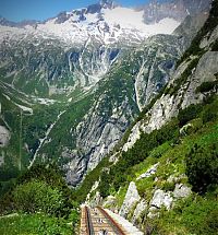 Trek.Today search results: Gelmerbahn funicular railway, Handeck, Bern, Switzerland