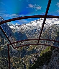 World & Travel: Gelmerbahn funicular railway, Handeck, Bern, Switzerland