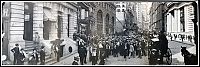 World & Travel: History: Panoramic black and white photos of New York City, 1902-1913, United States