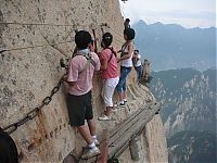 World & Travel: Hua shan hiking trail, Huayin, Shaanxi province, China