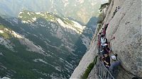 World & Travel: Hua shan hiking trail, Huayin, Shaanxi province, China