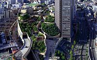 World & Travel: Namba Parks, rooftop tower gardens, Naniwa-ku, Osaka, Japan