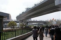 World & Travel: Lujiazui Pedestrian Bridge, Pudong district, Shanghai, China