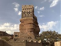 Trek.Today search results: The residence of Imam Yahya, Dar al-Hajar Stone House, Wadi Dhar, Sana, Yemen