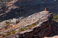 World & Travel: The residence of Imam Yahya, Dar al-Hajar Stone House, Wadi Dhar, Sana, Yemen