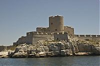 Trek.Today search results: Château d'If fortress on the island of If, Frioul Archipelago, Bay of Marseille, Mediterranean Sea, France