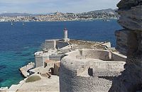 Trek.Today search results: Château d'If fortress on the island of If, Frioul Archipelago, Bay of Marseille, Mediterranean Sea, France