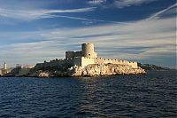 Trek.Today search results: Château d'If fortress on the island of If, Frioul Archipelago, Bay of Marseille, Mediterranean Sea, France