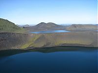 World & Travel: volcanic crater lake