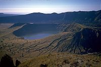 World & Travel: volcanic crater lake