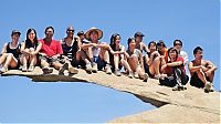 World & Travel: Potato Chip Rock, Lake Poway Park, Poway, California, United States