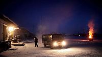 World & Travel: Oymyakon, Indigirka River, Sakha Republic, Russia