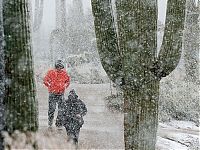 Trek.Today search results: Grand Canyon covered with snow, Arizona, United States