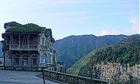 World & Travel: The Hotel del Salto, Tequendama Falls, Bogotá River, Colombia