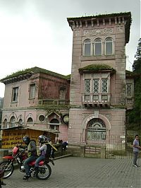 World & Travel: The Hotel del Salto, Tequendama Falls, Bogotá River, Colombia