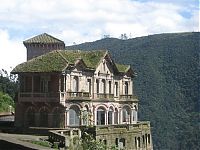 World & Travel: The Hotel del Salto, Tequendama Falls, Bogotá River, Colombia