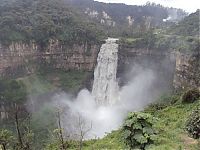 World & Travel: The Hotel del Salto, Tequendama Falls, Bogotá River, Colombia