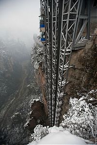 Trek.Today search results: Bailong Elevator, Wulingyuan area of Zhangjiajie, China