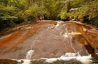 Trek.Today search results: Sliding Rock, Looking Glass Creek, Pisgah National Forest, Brevard, North Carolina, United States