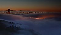 World & Travel: San Francisco at night, California, United States