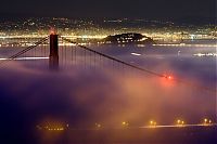 World & Travel: San Francisco at night, California, United States