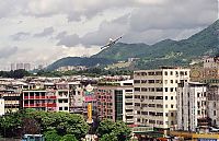 World & Travel: Kai Tak Airport, Kowloon, Hong Kong, China