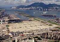 World & Travel: Kai Tak Airport, Kowloon, Hong Kong, China