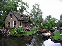 Giethoorn village, Overijssel, Steenwijkerland, Netherlands