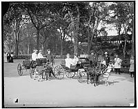 World & Travel: History: Central Park in the early 1900s, Manhattan, New York City, United States