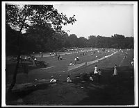 History: Central Park in the early 1900s, Manhattan, New York City, United States