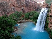 World & Travel: Havasu Falls, Grand Canyon, Supai, Arizona, United States