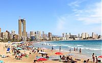 Residencial In Tempo skyscraper building, Benidorm, Spain