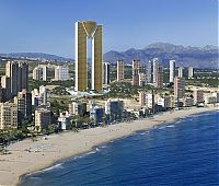 Residencial In Tempo skyscraper building, Benidorm, Spain