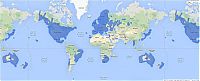 World & Travel: unusual world map