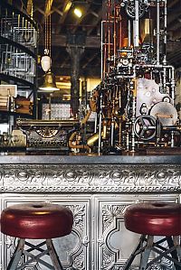 World & Travel: Truth Coffee, Steampunk Coffee Contraption, 36 Buitenkant Street, Cape Town, South Africa