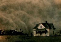 World & Travel: History: Dust Bowl, Dirty Thirties, 1930s, Great Plains, American and Canadian prairies