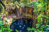 World & Travel: Ik Kil cenote, Pisté, Municipality of Tinúm, Yucatán, Mexico