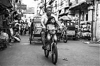 World & Travel: Black and white Life in Philippines by Justin James Wright